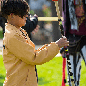 Young child playing